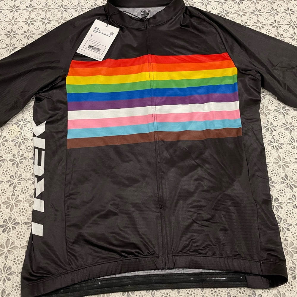 NWT TREK semi fitted cycling jersey maillot for men XL  & S